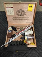 Padron Wooden Cigar Box and Gun Cleaning Items