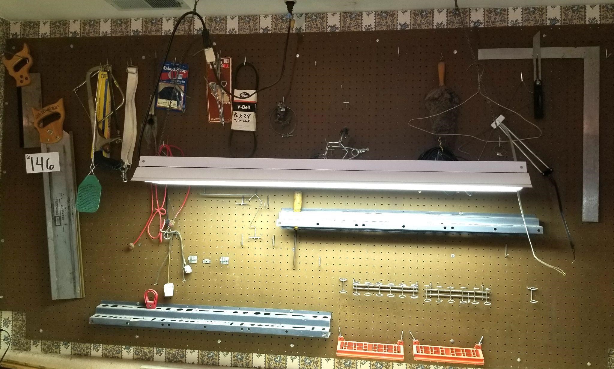 Wall of Tools & Peg Board-Lower Level