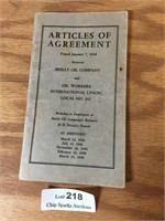 1946 Skelly Oil Co. Articles of Agreement
