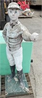 Concrete Garden/Lawn Jockey 44" high. #C.