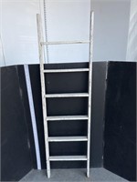 White wood decorative ladder