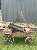 Yard art wagon - needs tlc