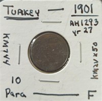1901 Turkish coin