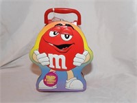 M&M Red Lunchbox w/ blue M&M Inside