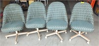 (4) ROLLING CHAIRS