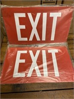 Metal Exit Signs