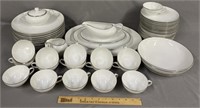 Royal M Platinum Knight China Dish Set