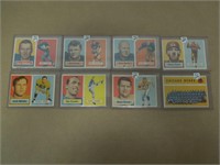 LOT OF 8 1957 TOPPS NFL FOOTBALL CARDS MCFADIN