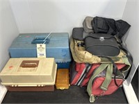 TACKLE BOXES, BAGS, CASES - ALL EMPTY