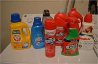 Lot Laundry & Cleaning Supplies All Appear Full