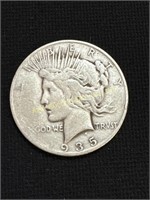 1935-S US Peace Dollar