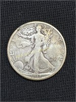 1918-S US Walking Liberty Half Dollar
