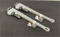 (2) Ridgid 24" Pipe Wrenches