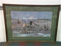 ACE POWELL LIMITED EDITION LITHO "ELK COUNTRY"