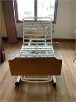 Hospital bed.