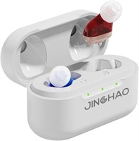 USED-JINGHAO Mini Hearing Aids w/ Case