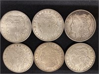 (6) 1921 Morgans