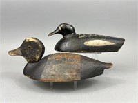 2 Bluebill Duck Decoys