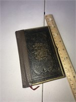 1800's Antique Bible - Gout - Note of Authenticity
