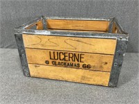 1966 Lucerne Wood Crate