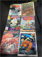 6 Comics-Red Sonja, Superman and Manga Anime Style