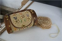 2 Purses - Missing top of clasp