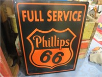 PHILLIPS 66 FULL SERVICE SIGN RETRO