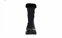 Easy Street Womens Black Boots Cuddle SZ 8 1/2 W