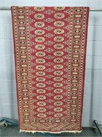 Beautiful Hand Knotted Runner Rug