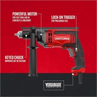 CRAFTSMAN 1/2-in 7-Amp Corded Hammer Drill Tool On