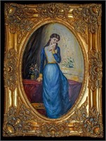 Woman Portrait Painting Frame (Resin)