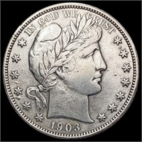 1903-S Barber Half Dollar CLOSELY UNCIRCULATED