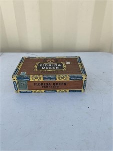 FLORIDA QUEEN CIGAR BOX WITH CIGAR BANDS