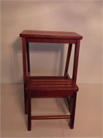 Wood Folding Step Stool