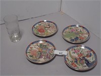 Set of 4 Plates and 8 glasses