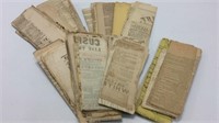 Collection of Newspapers from Mid 1800's K15B