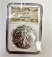 2021 S American Silver Eagle Type 1 MS70 NGC