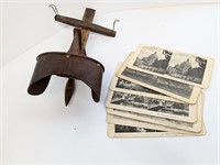 Stereoscope With 11 Stereo Cards