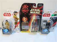 Star Wars Lot 3 Action Figures Padme Rose Hux MOB