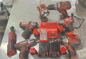 Milwaukee tools with batteries