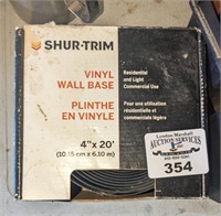Roll of Shur Trim Vinyl Wall Base