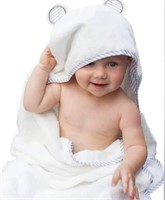 2x Organic Cotton Hooded Baby Towel- Bear

New