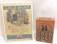 VTG. GOLD DUST WASHING POWDER, UNOPENED