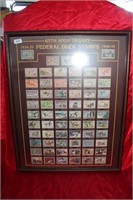65TH ANIMIVERSARY FEDERAL DUCK STAMP 98-99