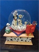 Music globe dalmatians watching TV