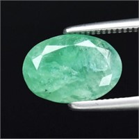 CERT OPAQUE 1.57 ct Emerald Zambia