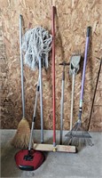 set of yard tools