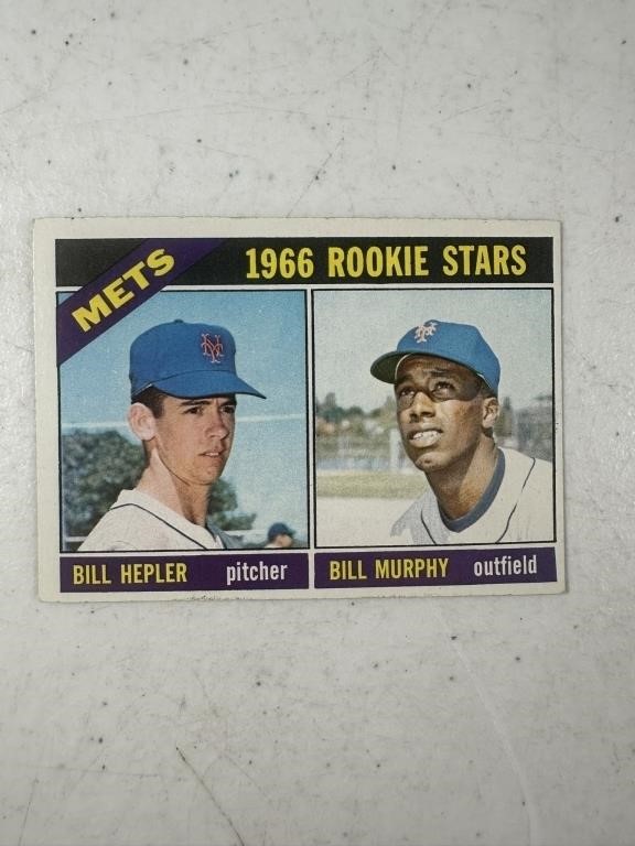 1966 TOPPS BASEBALL CARD - HEPLER/MURPHY