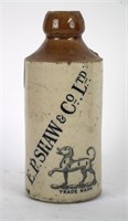 E.P. SHAW & CO. LTD. GINGER BEER BOTTLE