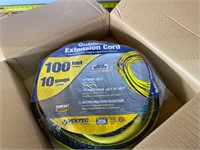 Voltec Lighted Outdoor Extension Cord, 100Ft, 10GA